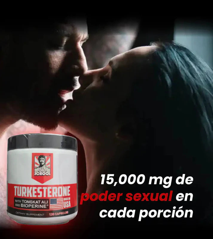 Turkesterone | Potencia Natural para Crecer y Rendirse al Máximo (120 cápsulas)