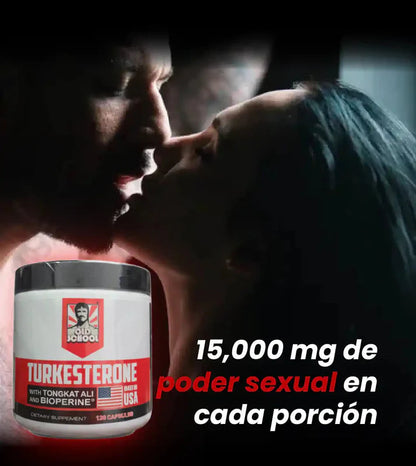 Turkesterone | Potencia Natural para Crecer y Rendirse al Máximo (120 cápsulas)